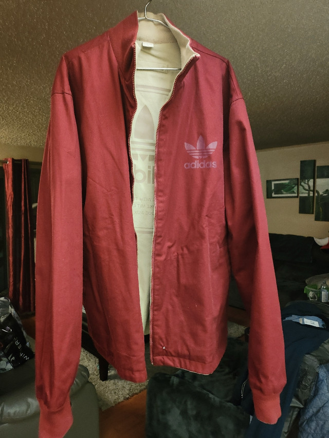 FREE DELIVERY!! Adidas Reversible men's jacket size 2xl $70 in Men's in Calgary - Image 2