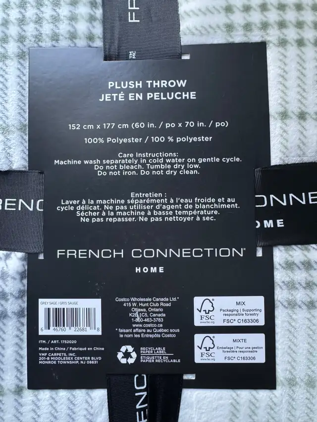 *Brand New* Plush Throw in Bedding in St. Catharines - Image 4