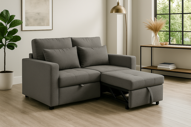 Sofa bed with 2 chaise and multiple back positions in Couches & Futons in Vancouver - Image 5