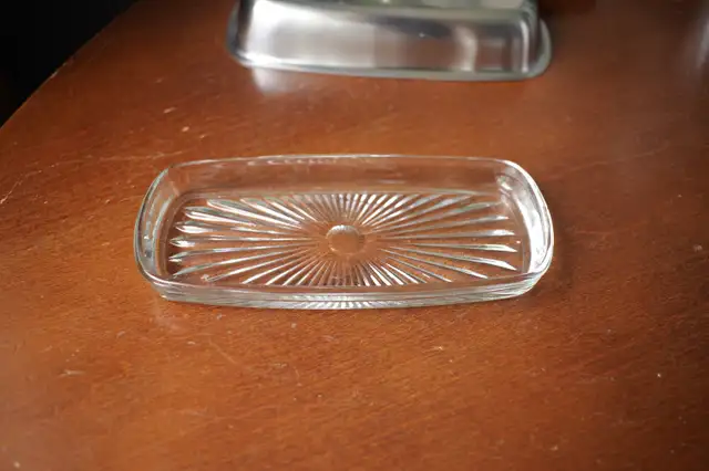 Stainless Steel Butter Tray with Removable Glass Insert62863269334273121