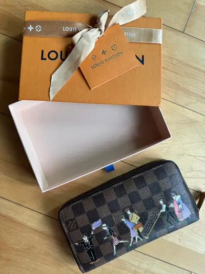 wallet Louis Vuitton leather authentic , View more