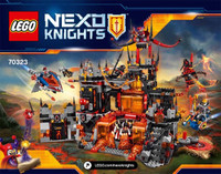 LEGO NEXO KNIGHTS set 70323 JESTRO’s Volcano lair
