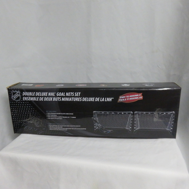 KIDS Double Deluxe NHL Goal Nets Set NEW In BOX - Easy Assembly in Toys & Games in Red Deer - Image 2