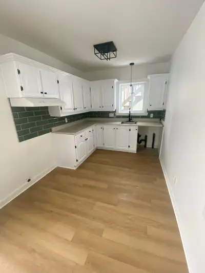 Appartement 4 1/2 rénové au centre-ville de Trois-Rivières. Emplacement tranquille! - Cuisine rénové...