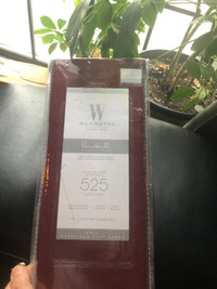 Wamsutta 525 thread Burgundy Oversize Flat Sheet NEW IN PACKAGE