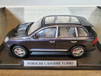 1:18 Diecast Motor Max Porsche Cayenne Turbo Metallic Grey 1
