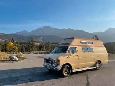Dodge Ram B250 Camper Van Automatic Little back story on the van. The inside was completely redone b...