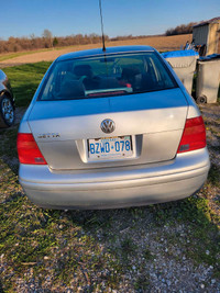2003 VW Jetta 4 door gas. Needs 2 front tires and a new hood. 