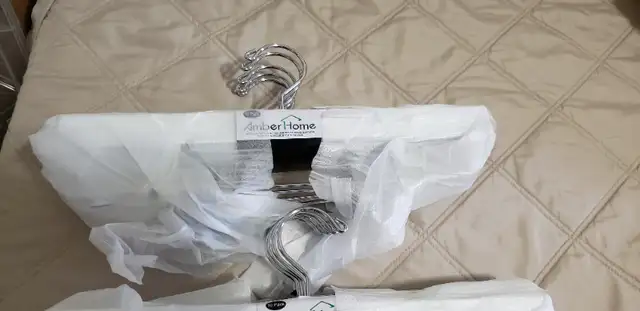 Hangers, pants or skirts, white color, 10 total qty, brand new in Other in Oakville / Halton Region - Image 6