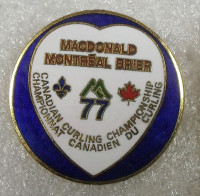 1977 MACDONALD BRIER CURLING PIN - MONTREAL