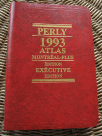 Vintage - PERLY 1993 Atlas MONTREAL PLUS – l'année Coupe Stanley