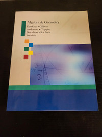 Algebra And Geometry Textbook $4