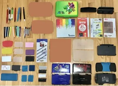 3DS/2DS/DS Accessories_Cases/Screen Protector/Stylus…, View more