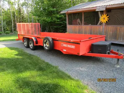 Kubota 20 foot - Landscaping trailer made by WEBER. New inspection, everything is in top shape.