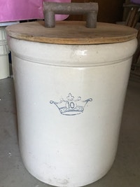 10 gallon stoneware crock