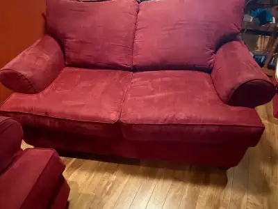 Sofa love seat and chair, View more