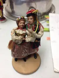Figurine couple en bois LALKI REGIO NALNE