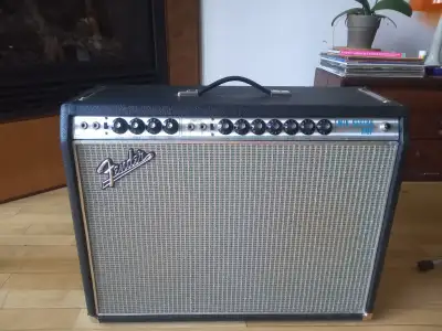 1969 Fender Twin Reverb with Blackface Footswitch, View more