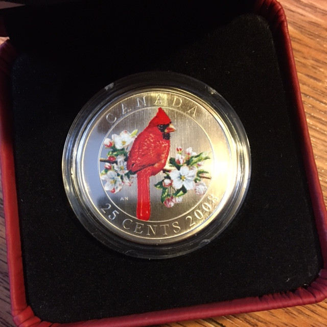 RCM Large 25c Coins Birds of Canada Series EVERY ONE! Cardinal + in Arts & Collectibles in Penticton - Image 4