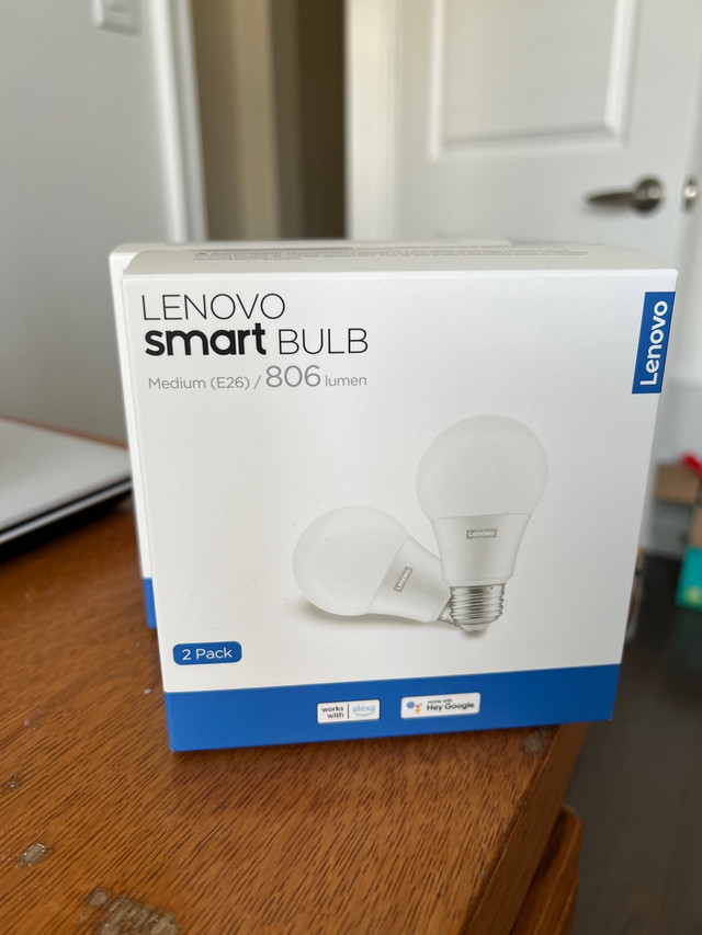Brand new Lenovo WIFI Smart Bulbs X2 dimmable voice controllable in General Electronics in Markham / York Region
