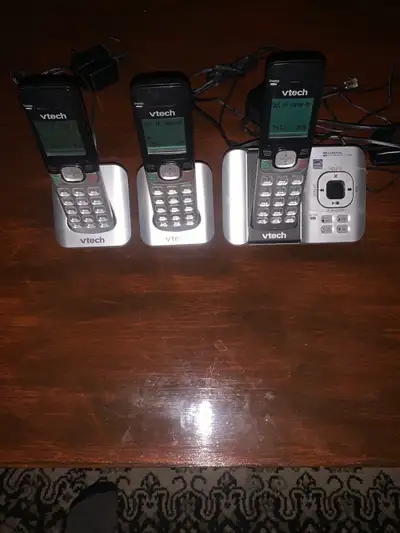 3 Vtech cords less Phone , View more