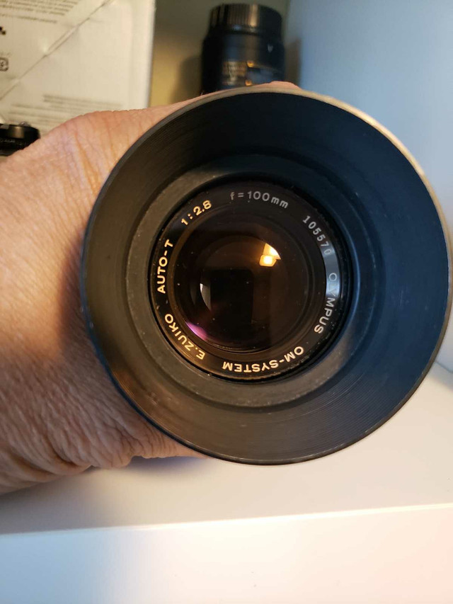Olympus OM System E Zuiko 100mm f2.8 in Cameras & Camcorders in Calgary - Image 2