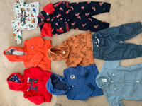 Baby boy Clothes (to 13 months) total for $30