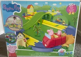 Toddler Peppa Pig Race Toys, word book and Mega blocks, View more