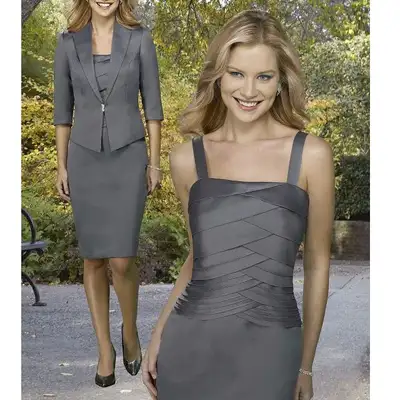 Forever Yours Criss-Cross Bodice Dress & Jacket - Size 10, View more