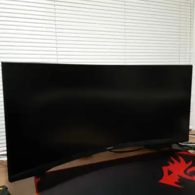 Samsung Oddesy G5 34" Ultrawide Monitor With arm, View more