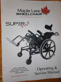 Tilt wheelchair 