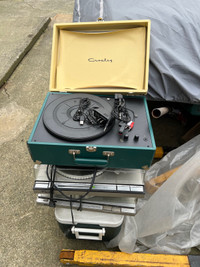 3 Turntables Crosley, JVC, and a Sony 