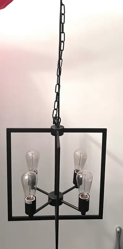 Luminaire suspendu en métal pour salle à dîner,  4 ampoules del , View more