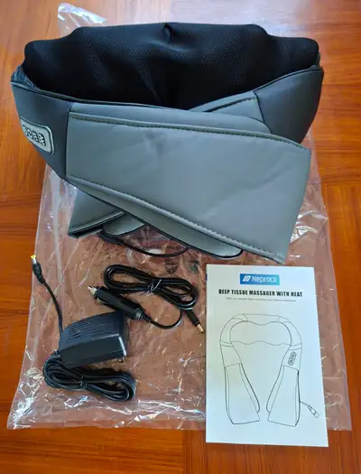 Shiatsu massager for sore necks and shoulders!, View more