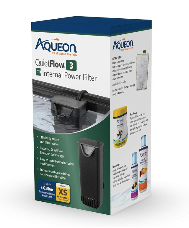 Aqueon Quietflow E Internal Power Filter, 3 Gallon in Other in City of Toronto