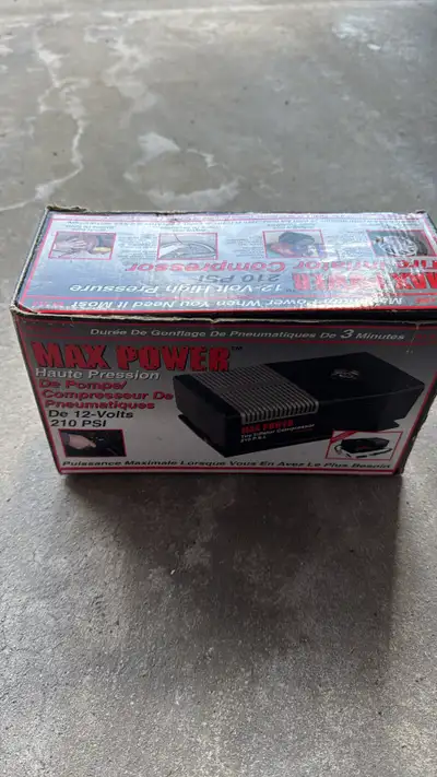 Max Power 12V Tire Inflator / Compressor, View more