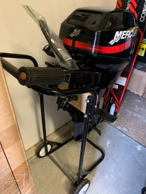 Mercury 10 Horsepower outboard engine 4 stroke, used for sale  