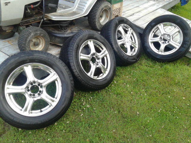Nice wheels and tires in Tires & Rims in Miramichi