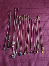 Lot of 9 Necklaces