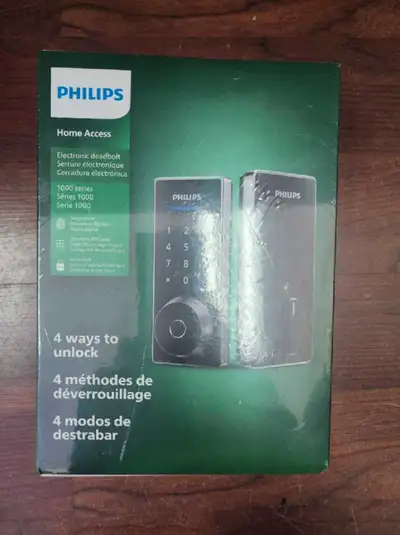 Philips Electronic Deadbolt lock - BNIB, View more