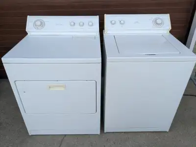 Washer Top-load and Electric Dryer Set Whirlpool - Work Great, View more