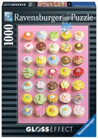 RAVENSBURGER PUZZLE 1000 MUFFINS MULTICOLORES COMME NEUF