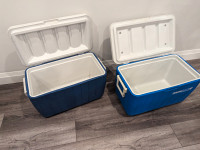 Large Coleman Polylite 48 Quart Hard Shell Coolers