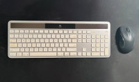 Logitech Solar Keyboard & Laser Mouse for Mac
