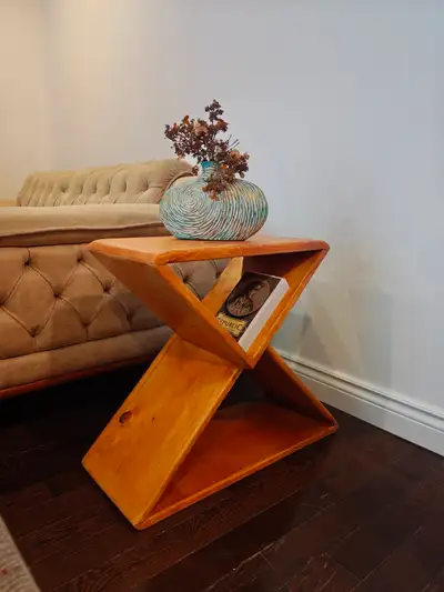 Handcrafted Solid Wood Side Tables, View more