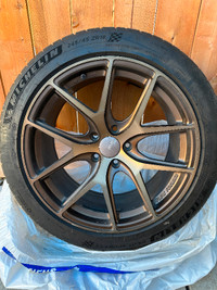 Fast FC04 Matte Bronze Wheels 18" - Tesla