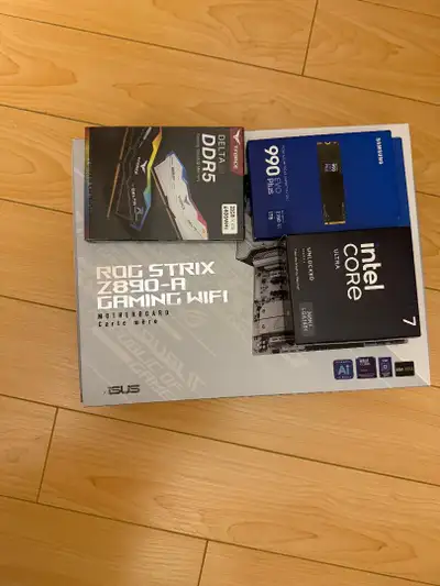 New Ultra 7 265KF Asus ROG Strix Z890-A 32GB SSD 1TB, View more
