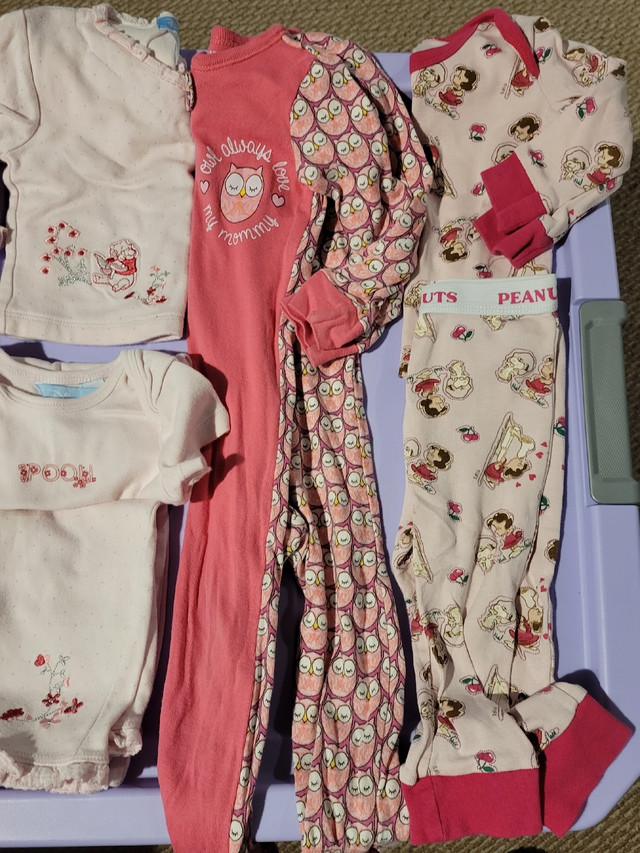 Baby Pj's Clothing Lot Size 3-12 Months in Clothing - 9-12 Months in Kitchener / Waterloo - Image 2
