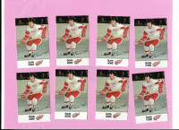 1988-89 Esso Gordie Howe Lot Of 10 Vintage Hockey Cards