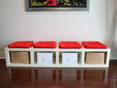 IKEA White TV Unit, Entry Bench, Plant Stand, Display, Bookshelf, View more